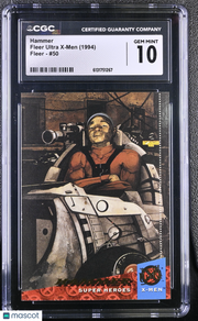 1994 Fleer Ultra X-Men Hammer #50 CGC 10