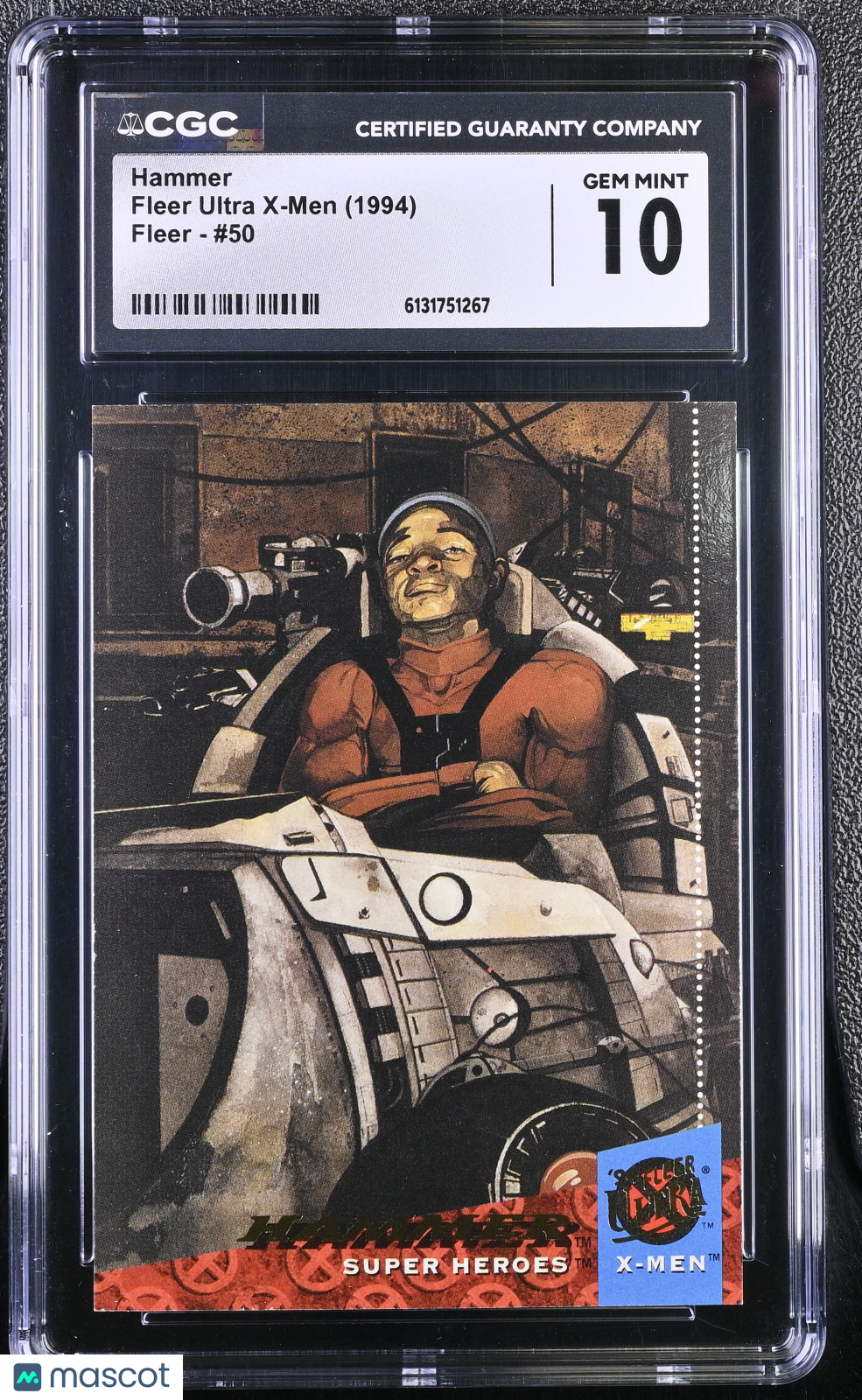 1994 Fleer Ultra X-Men Hammer #50 CGC 10