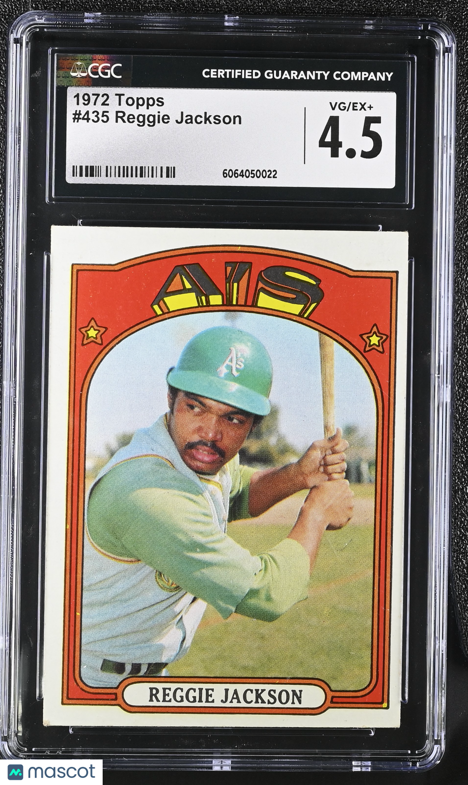1972 Topps Reggie Jackson #435 CGC 4.5