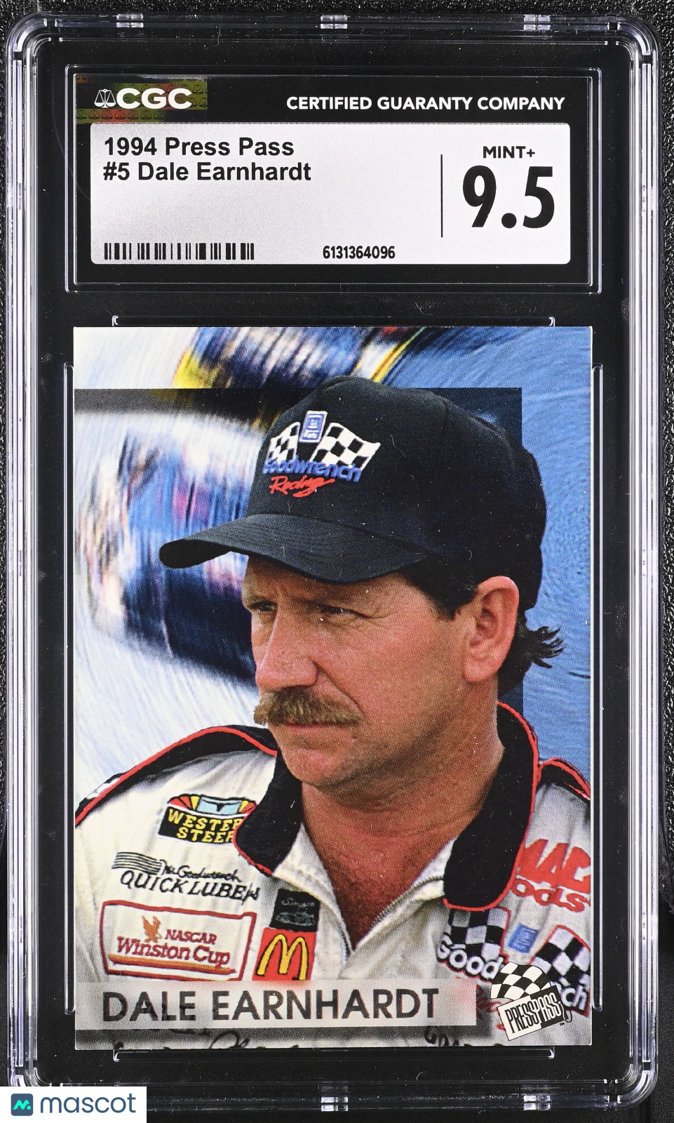 1994 Press Pass Dale Earnhardt #5 CGC 9.5