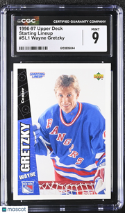 1996-97 Upper Deck Wayne Gretzky Starting Lineup #SL1 CGC 9 New York Rangers