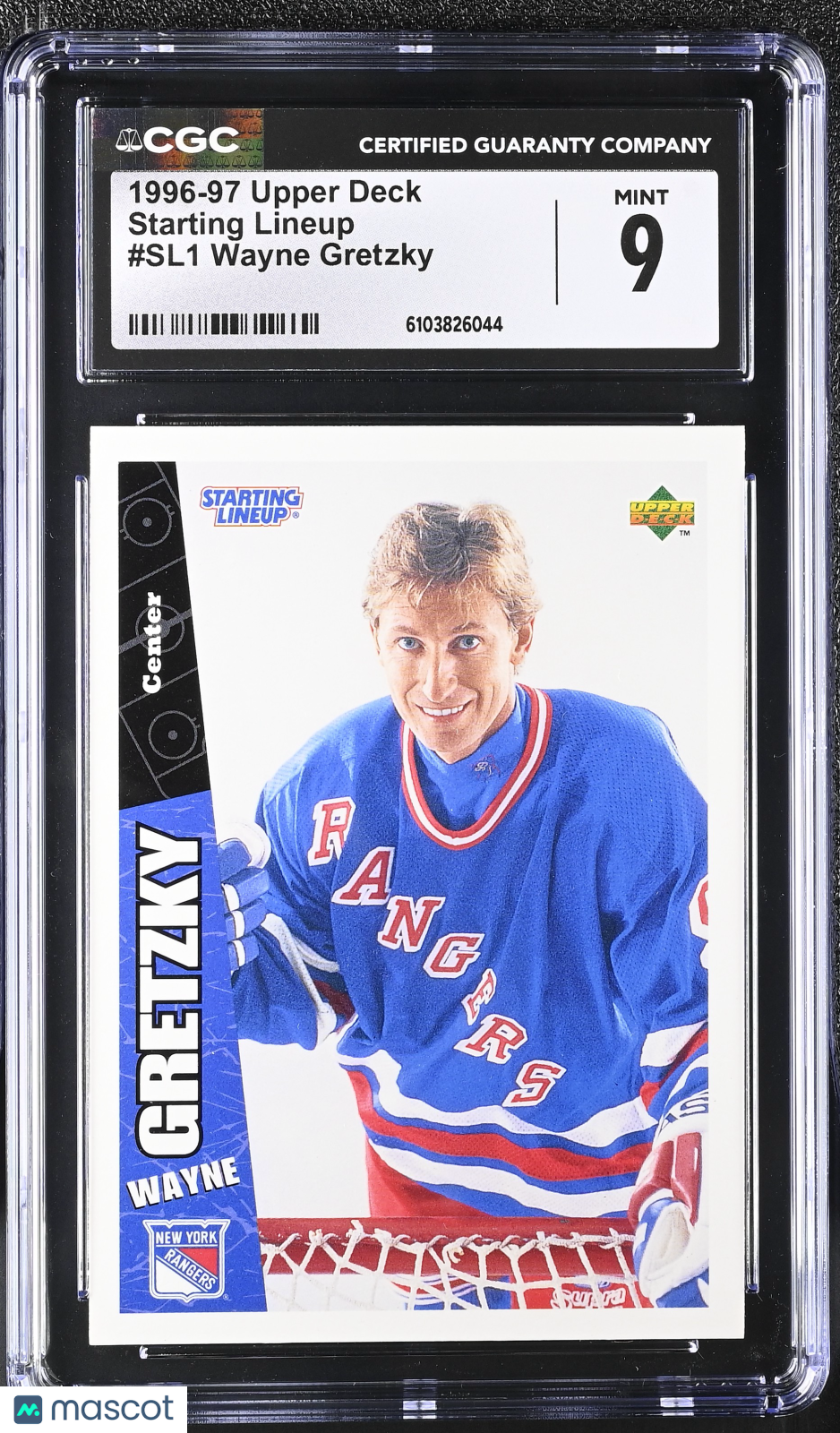1996-97 Upper Deck Wayne Gretzky Starting Lineup #SL1 CGC 9 New York Rangers