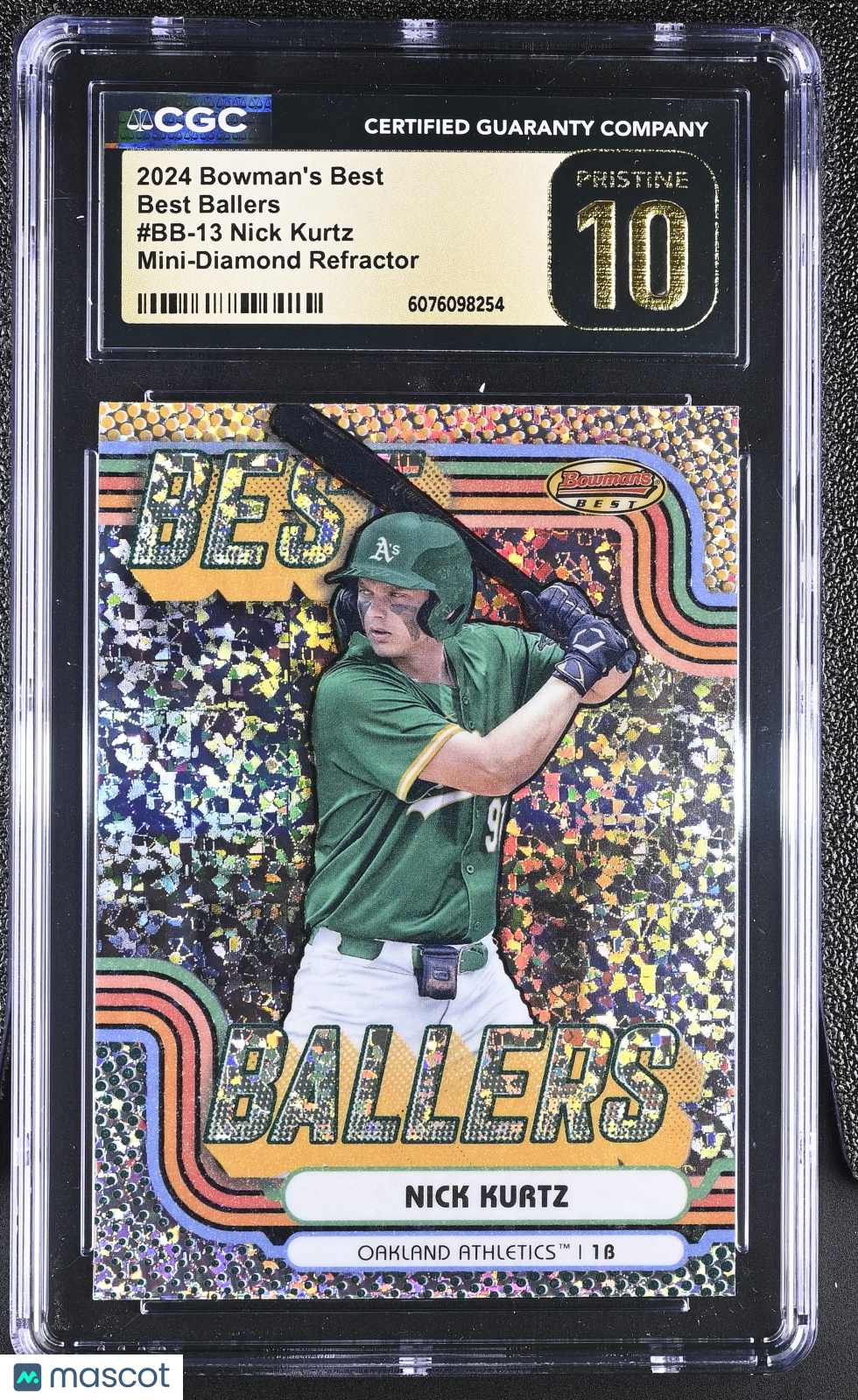 2024 Best Nick Kurtz Mini-Diamond Rookie Best Ballers #BB-13 CGC 10 Pristine