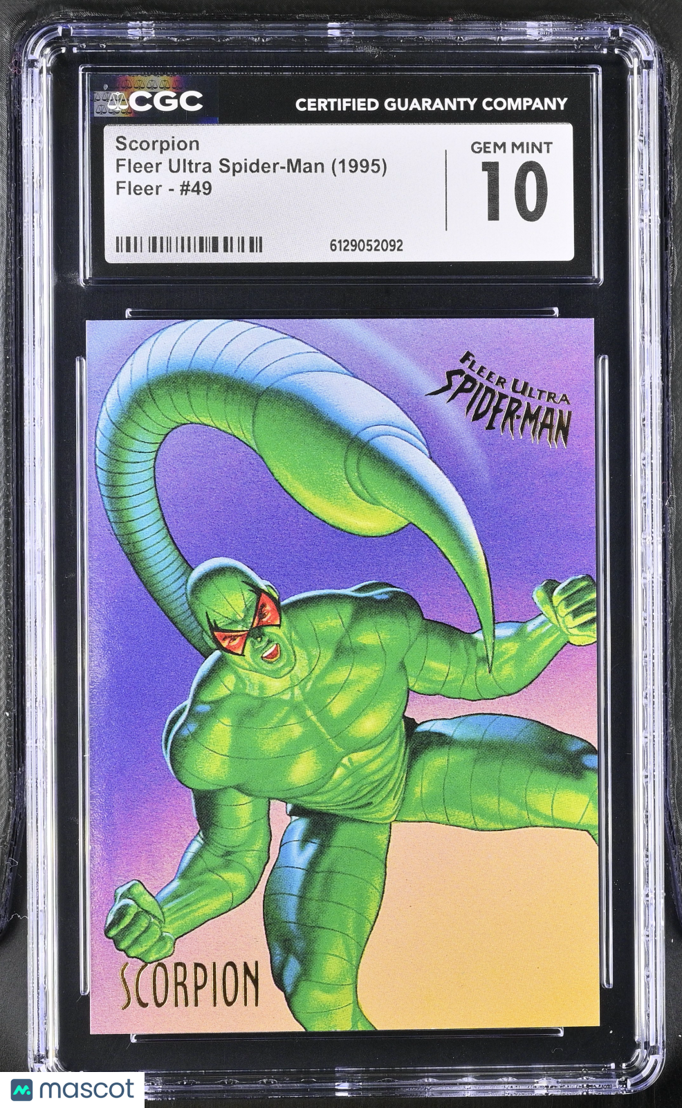 1995 Fleer Ultra Spider-Man Scorpion #49 CGC 10