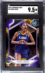 2023 Bowman U Best Angel Reese Rookie #44 SGC 9.5 LSU Tigers