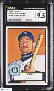2006 Topps '52 Ichiro Suzuki Debut Flashbacks #DF4 CGC 9.5 Seattle Mariners