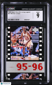 1998 Upper Deck MJ Living Legend Michael Jordan #81 CGC 9 Chicago Bulls