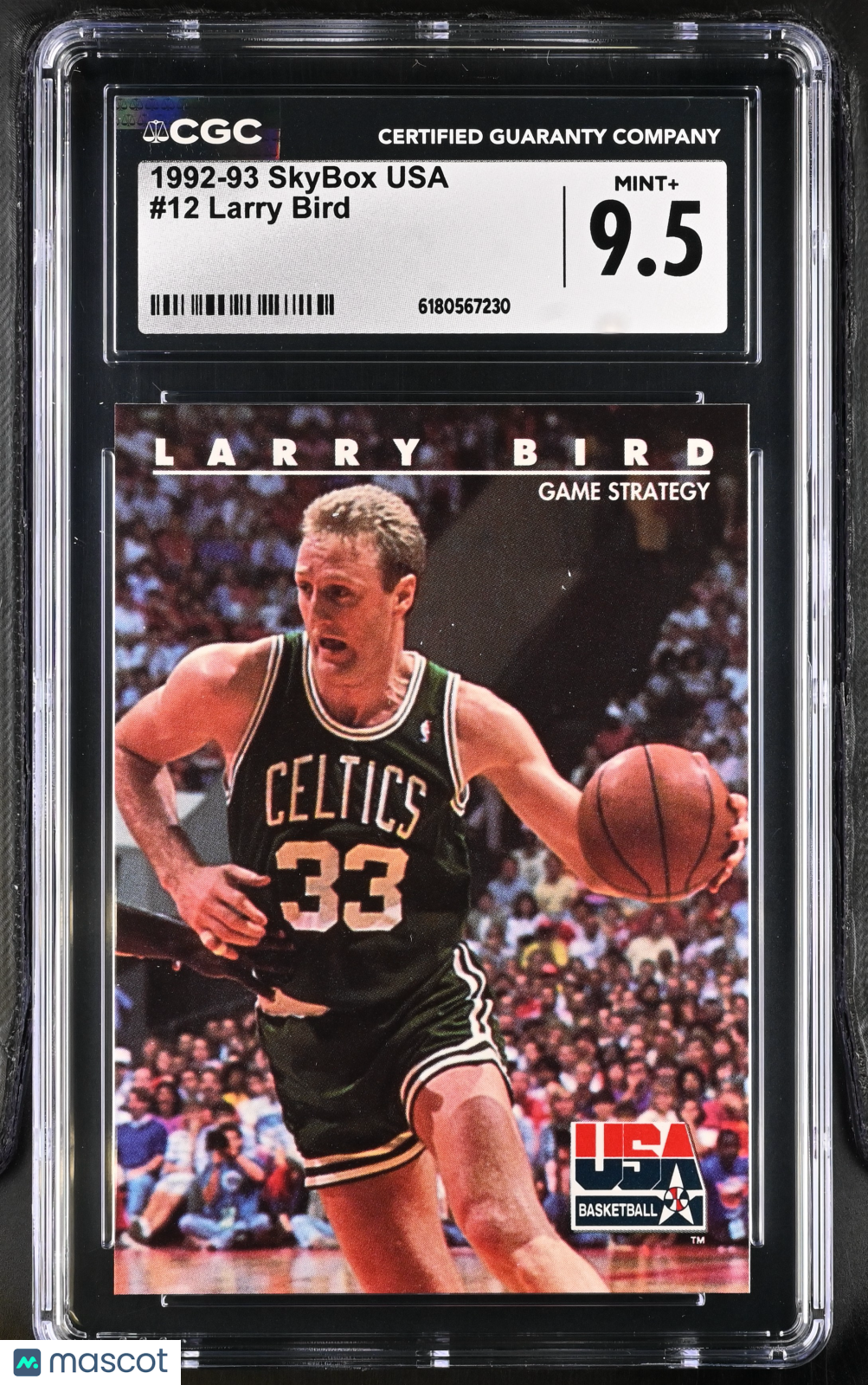 1992-93 Skybox Usa Larry Bird #12 CGC 9.5 Boston Celtics