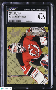 1994-95 Fleer Martin Brodeur Netminders #2 CGC 9.5 New Jersey Devils