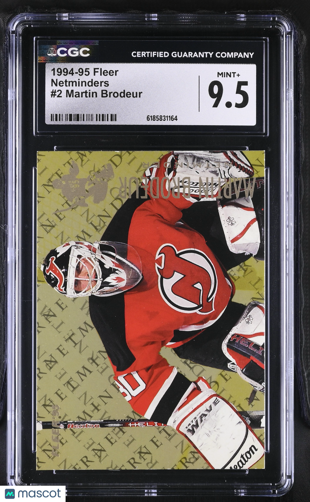 1994-95 Fleer Martin Brodeur Netminders #2 CGC 9.5 New Jersey Devils