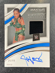 2022 Immaculate Collection WWE Xia Li Memorabilia Autograph MA-XLI /99