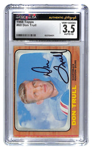 1966 Don Trull Topps #60 Autograph CGC 3.5 JSA Auto 10