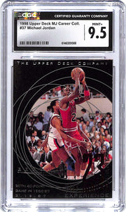 1998 Upper Deck MJ Career Collection Michael Jordan #37 CGC 9.5 Bulls