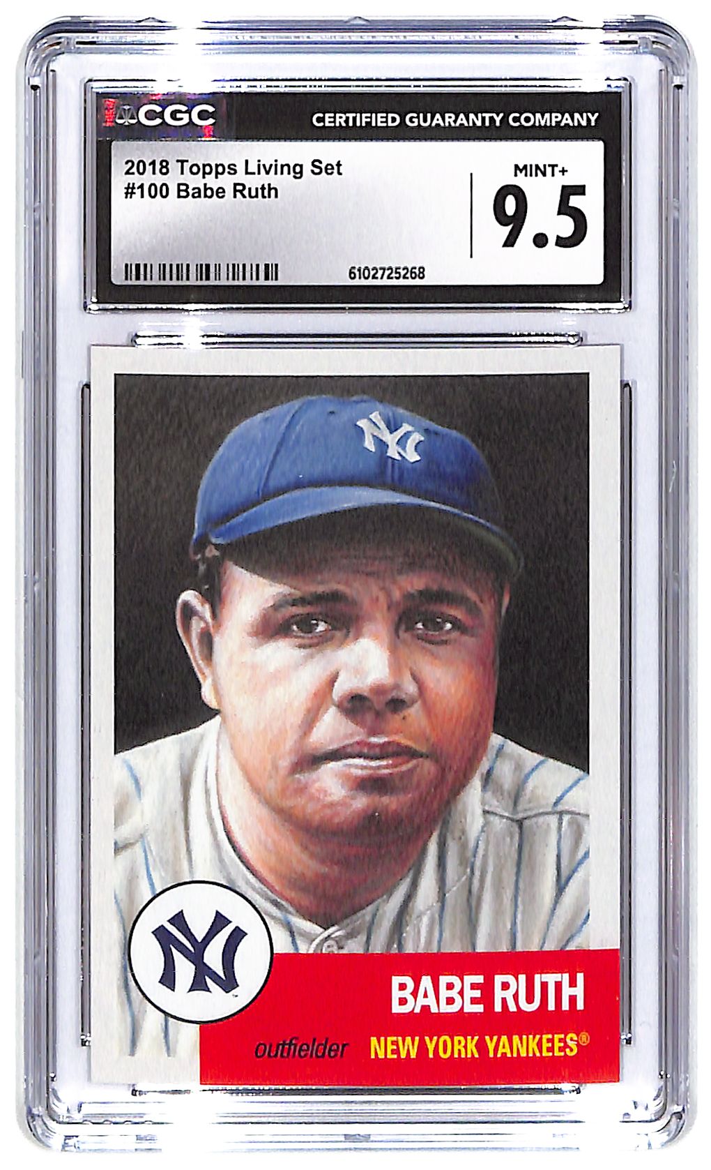 2018 Babe Ruth Topps Living Set - #100 CGC Mint Plus 9.5