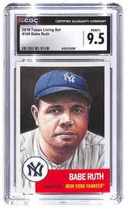 2018 Babe Ruth Topps Living Set - #100 CGC Mint Plus 9.5