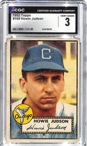 1952 Howie Judson Topps #169 CGC Very Good 3