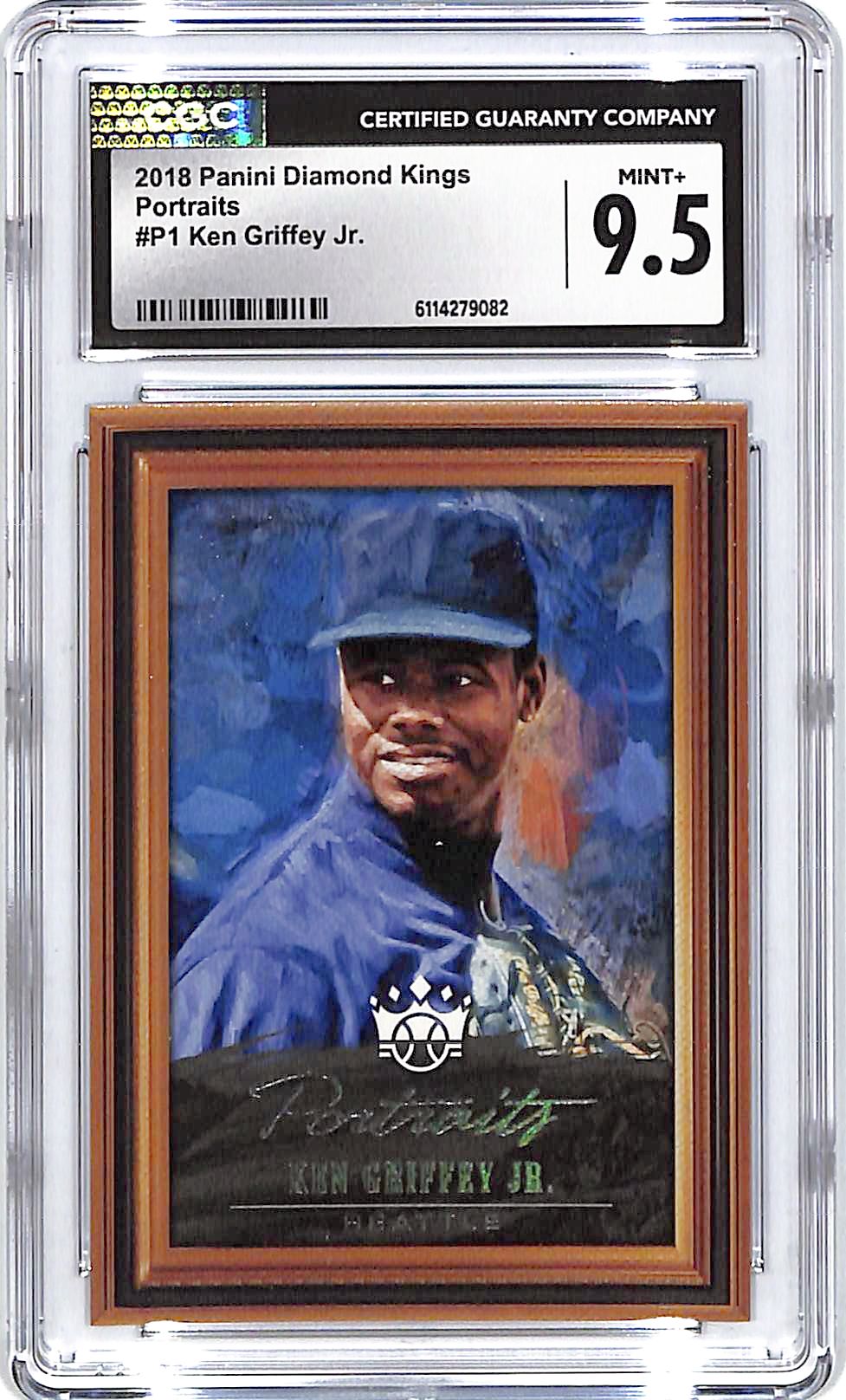 2018 Diamond Kings Ken Griffey Jr Portraits CGC 9.5 Mariners