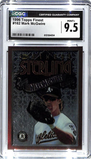 1996 Mark McGwire Topps Finest #162 CGC Mint Plus 9.5