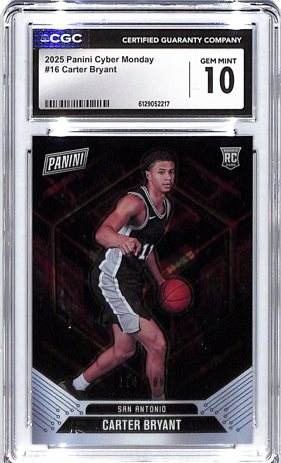 2025 Carter Bryant Panini Cyber Monday #16 CGC Gem Mint 10