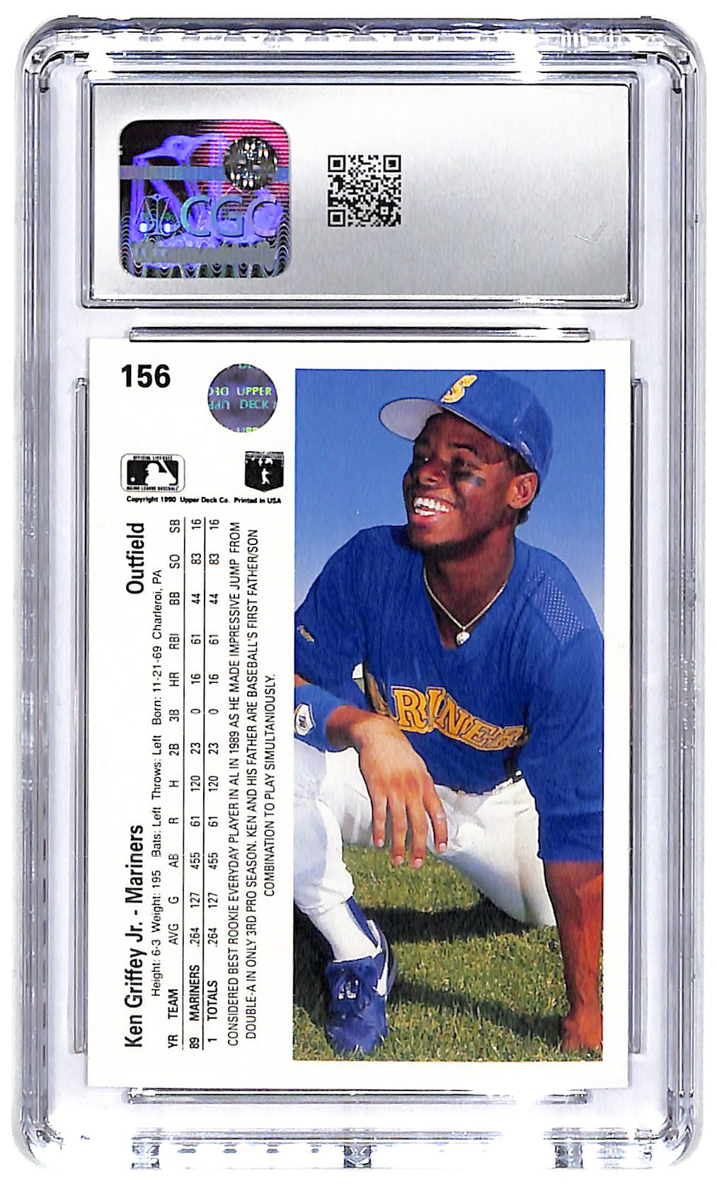 1990 Ken Griffey Jr. Upper Deck #156 CGC Mint 9