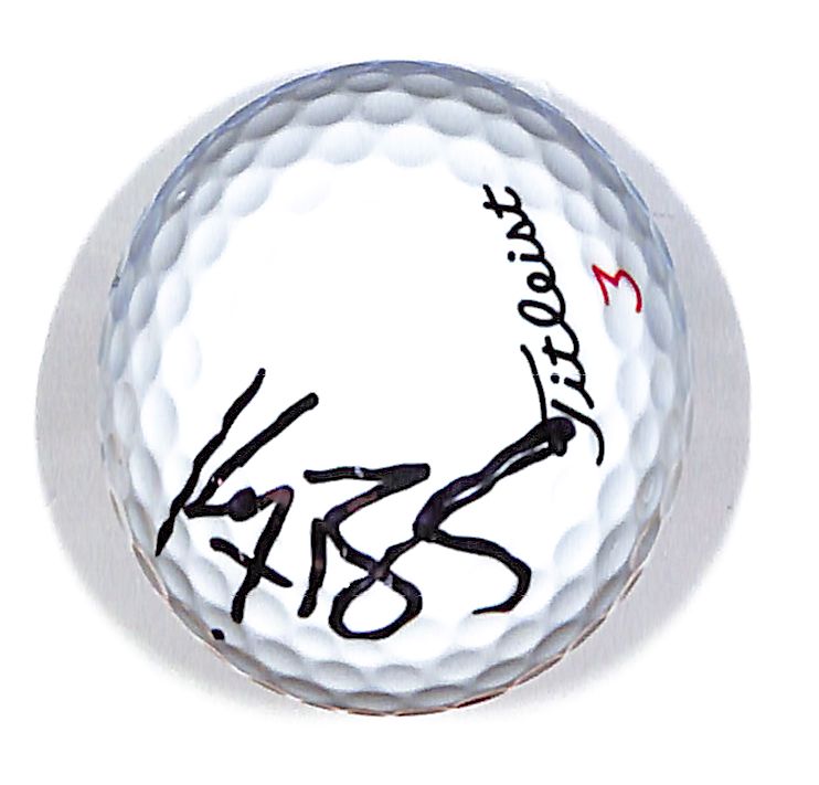 Keegan Bradley Signed Golf Ball JSA Authentic Auto Autograph 42