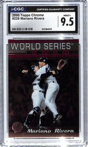 2000 Mariano Rivera Topps Chrome #228 CGC Mint Plus 9.5