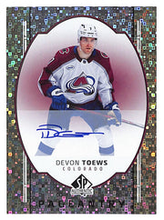 2025-26 Devon Toews SP Authentic Pageantry Autograph