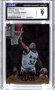 1995-96 Shaquille O'Neal Upper Deck All-Star Class #AS5 CGC Mint 9