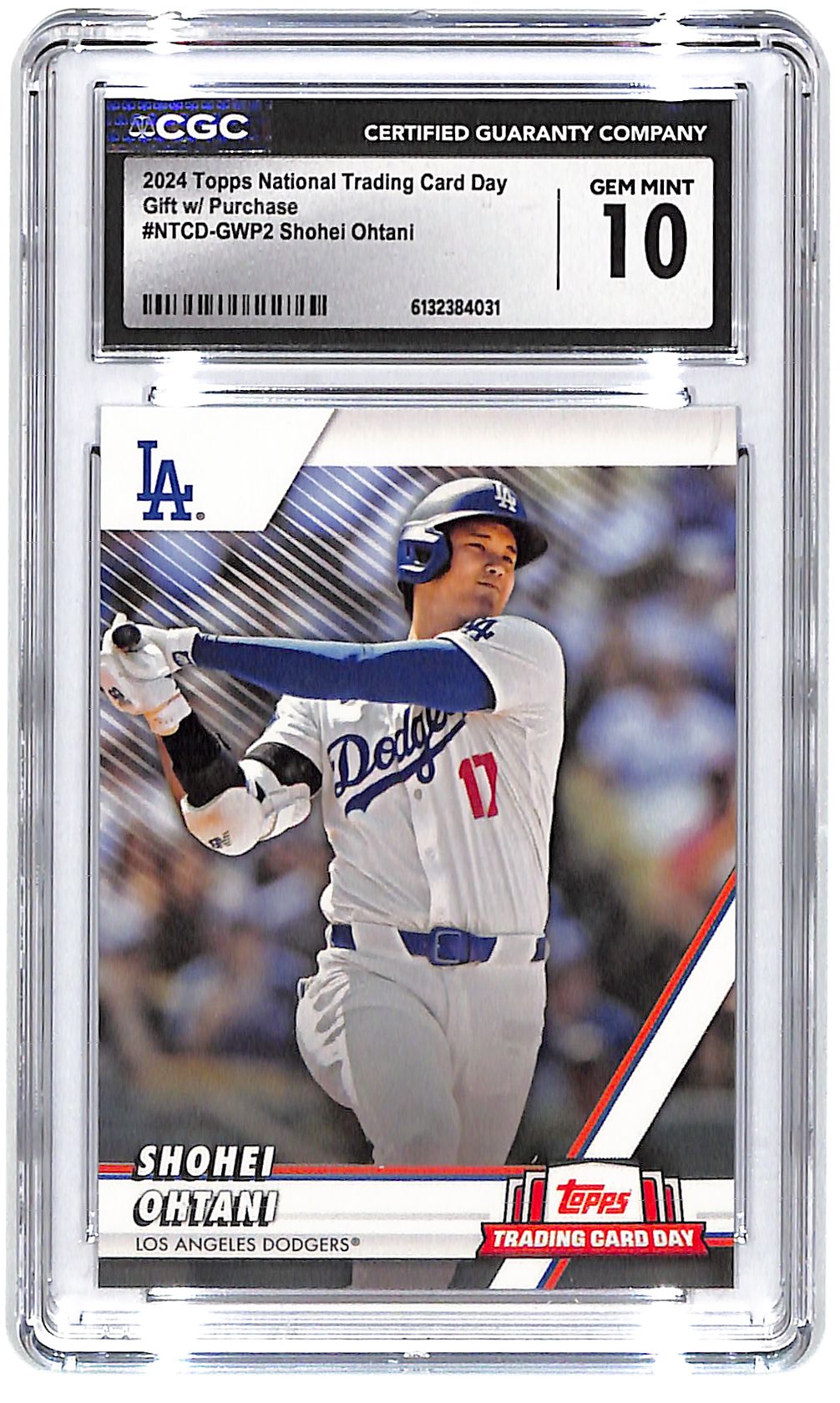2024 Shohei Ohtani Topps National #NTCD-GWP2 CGC Gem Mint 10