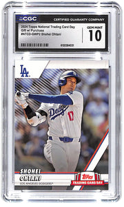 2024 Shohei Ohtani Topps National #NTCD-GWP2 CGC Gem Mint 10