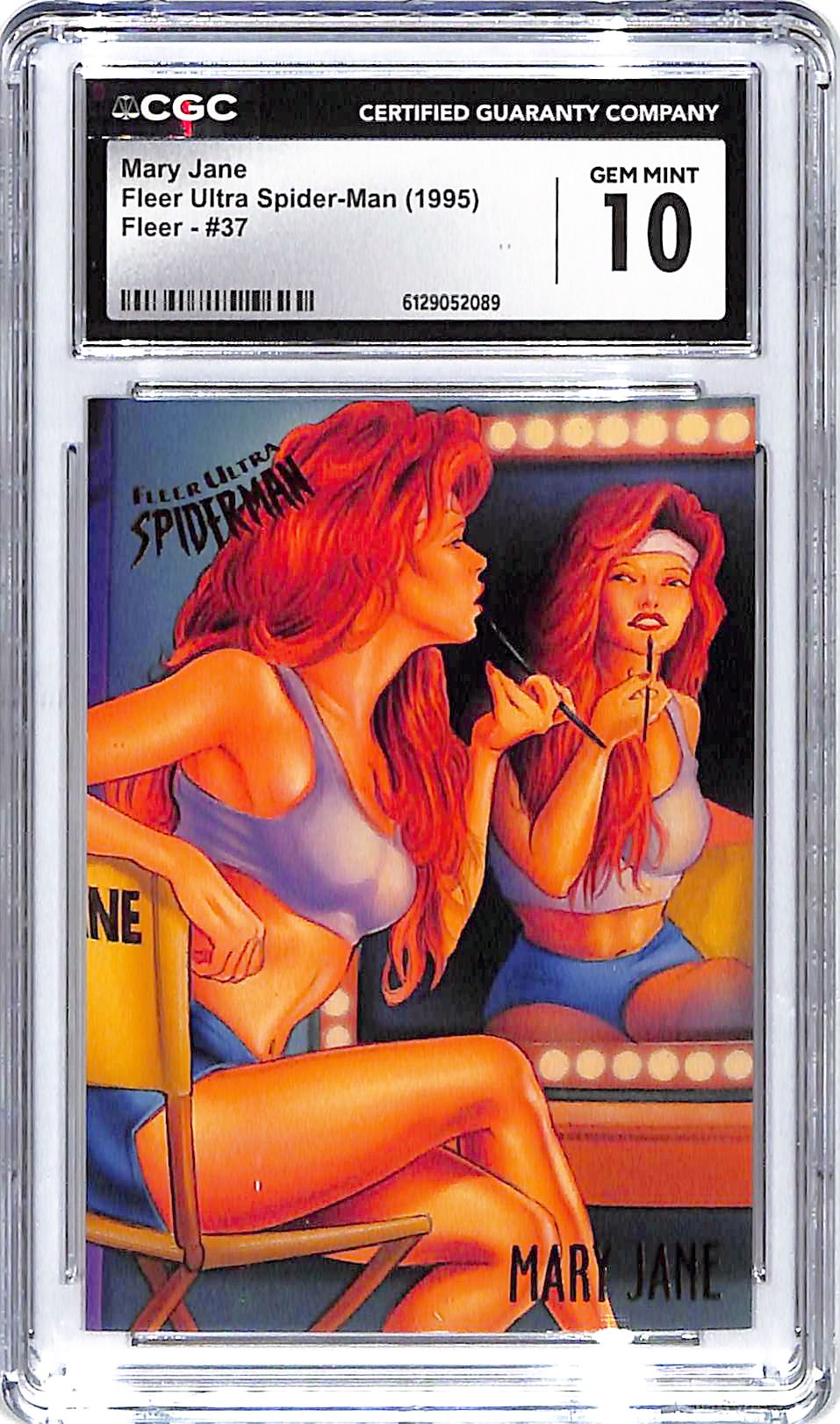 1995 Mary Jane Fleer Ultra Spider-Man #37 CGC Gem Mint 10
