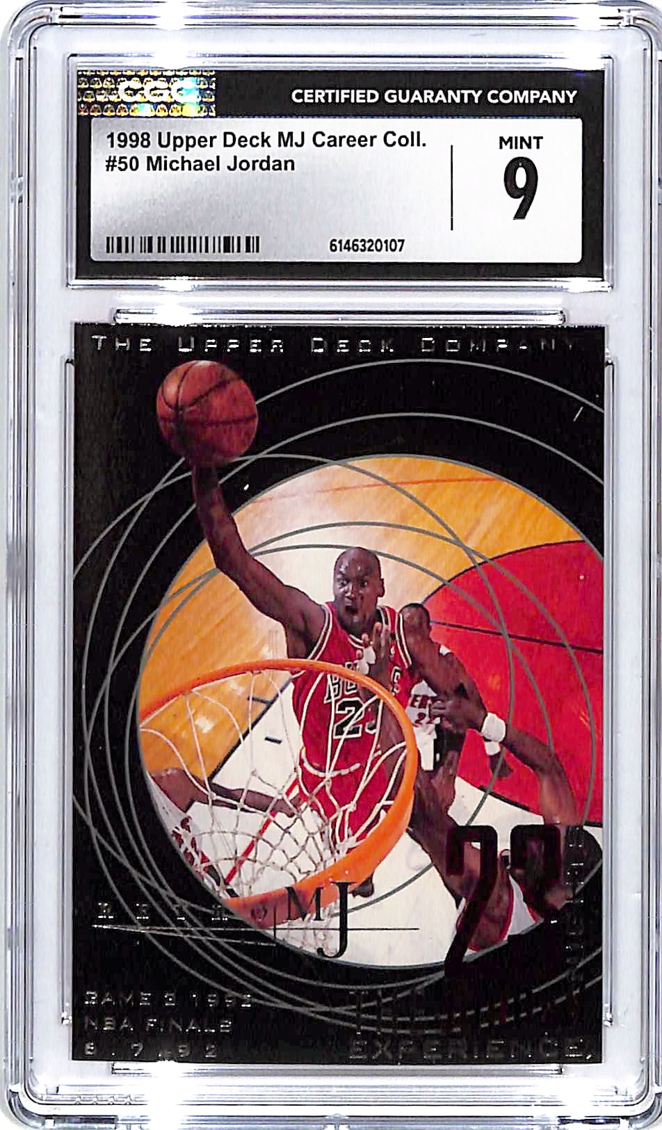 1998 Upper Deck MJ Career Collection Michael Jordan #50 CGC 9 Bulls