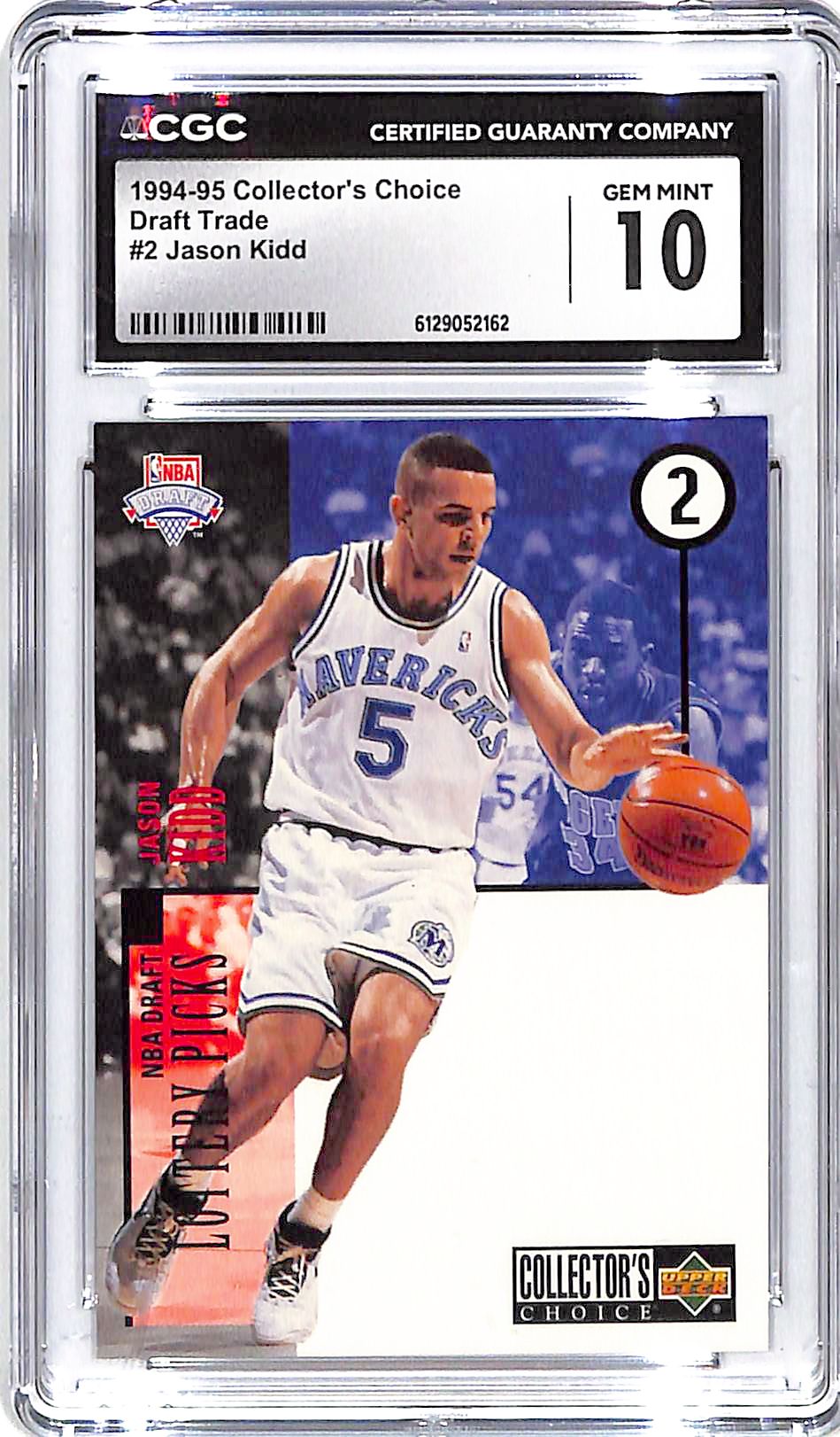 1994-95 Jason Kid Collector's Choice Draft Trade #2 CGC Gem Mint 10