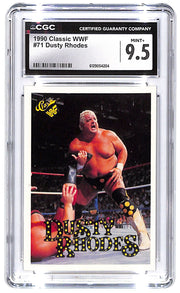 1990 Dusty Rhodes Classic WWF #71 CGC Mint Plus 9.5
