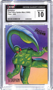 1995 Scorpion Fleer Ultra Spider-Man #49 CGC Gem Mint 10