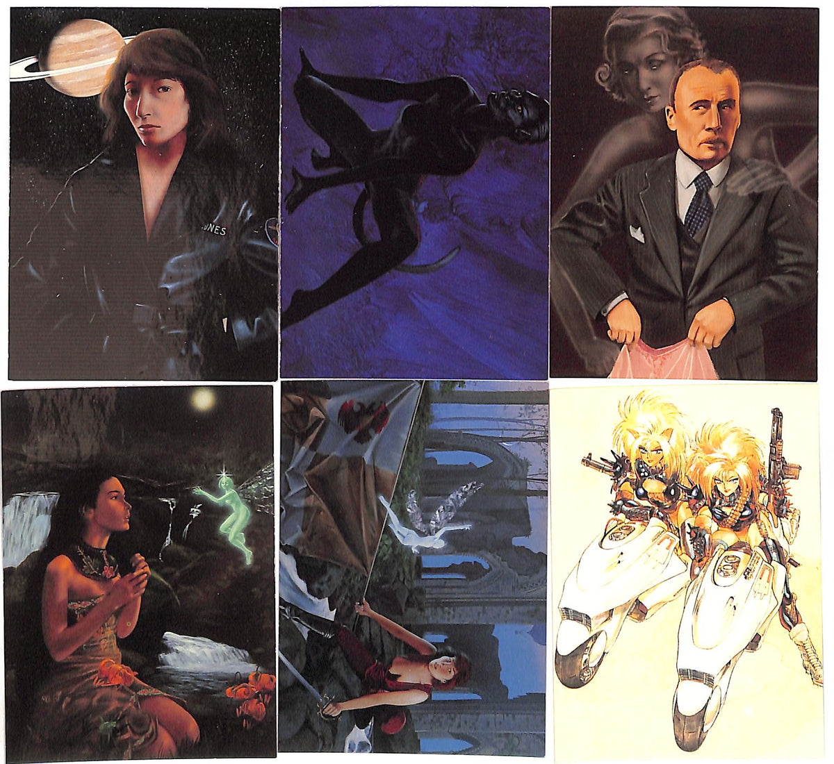 1994 Ron Miller FireBrands Heroines of Science Fiction and Fantasy Complete Set #1-90