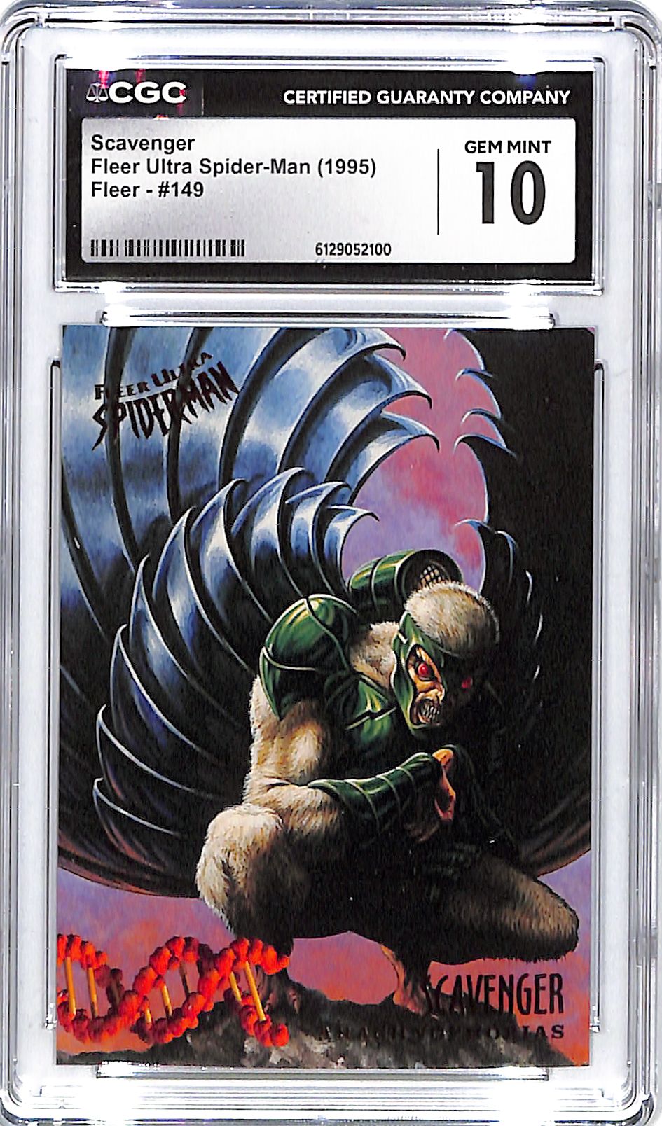 1995 Scavenger Fleer Ultra Spider-Man #149 CGC Gem Mint 10