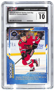 2024 Connor Bedard Upper Deck National Card Day #NHCD-31 CGC Gem Mint 10