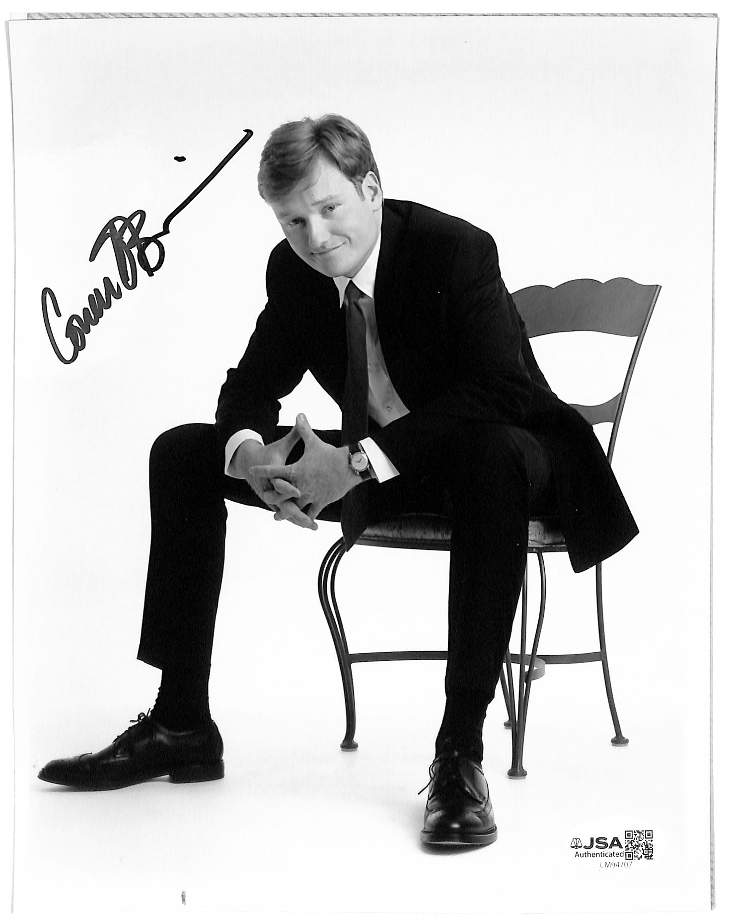 Conan O'Brian Signed Photo JSA Authentic
