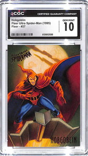 1995 Hobgoblin Fleer Ultra Spider-Man #27 CGC Gem Mint 10