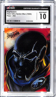 1995 Nightwatch Fleer Ultra Spider-Man #40 CGC Gem Mint 10