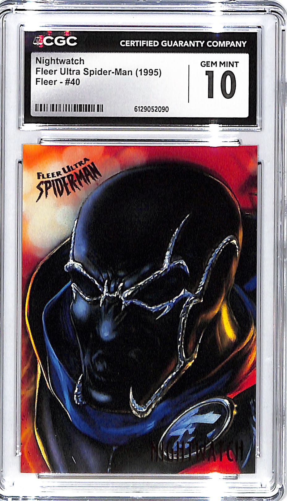 1995 Nightwatch Fleer Ultra Spider-Man #40 CGC Gem Mint 10