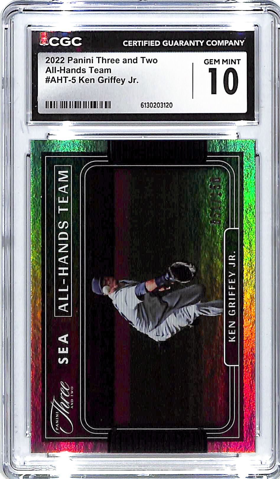 2022 Ken Griffey Jr. Panini Three and Two All-Hands Team #AHT-5 CGC Gem Mint 10