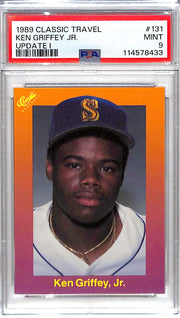 1989 Ken Griffery Jr. Classic Travel Update #131 PSA Mint 9