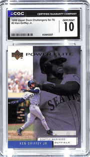1999 Ken Griffey Jr. Upper Deck Challengers for 70 #3 CGC Gem Mint 10