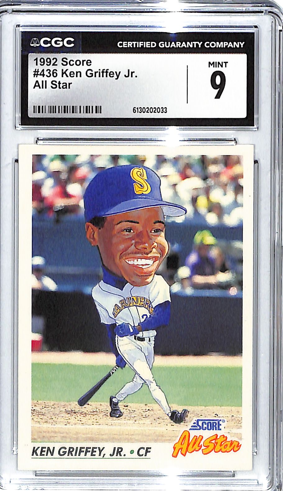 1992 Ken Griffey Jr. Score All Star #436 CGC Mint 9