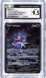 Pokemon Crown Zenith Suicune V Galarian Gallery GG38 CGC 9.5