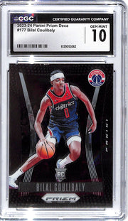 2023-24 Bilal Coulibaly Panini Prizm Deca #177 CGC Gem Mint 10