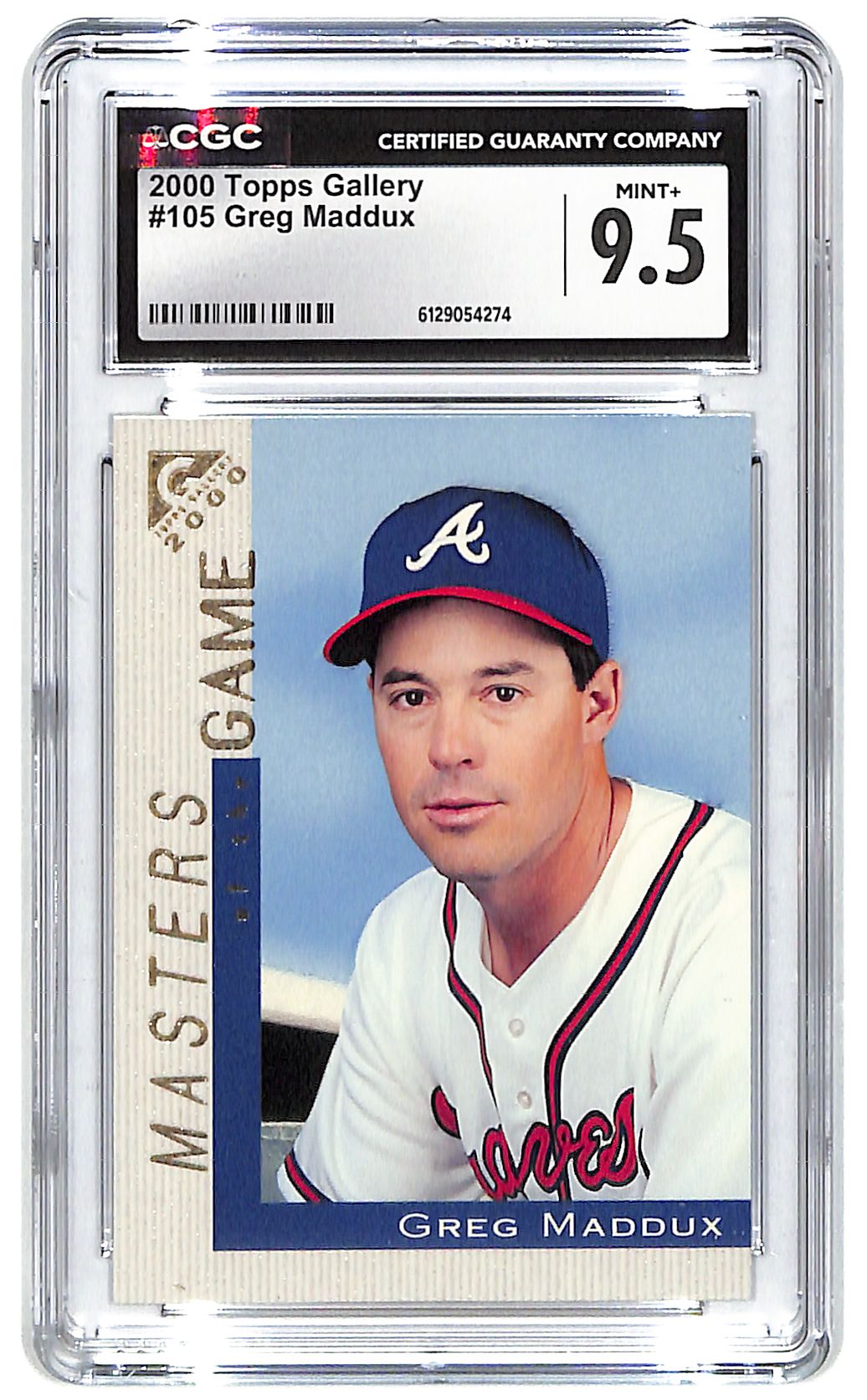 2000 Greg Maddux Topps Gallery #105 CGC Mint Plus 9.5