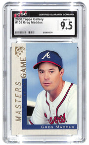 2000 Greg Maddux Topps Gallery #105 CGC Mint Plus 9.5